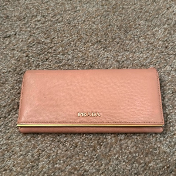 Prada Saffiano Leather Long Wallet on Chain - Picture 3 of 12